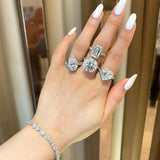 1 Carat Horizontal MIX Shape Tennis Bracelet – 17 Carats - Lab Eco Diamonds