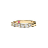 Champs Elysees 7 Diamonds Eternity Ring - Custom Design