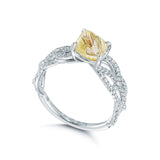Vine Lemon - Natural Yellow Raw Ring