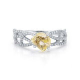 Vine Lemon - Natural Yellow Raw Ring