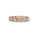 7 Teardrop Diamond Eternity Ring - Custom Design