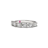 7 Teardrop Diamond Eternity Ring - Custom Design