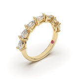 7 Teardrop Diamond Eternity Ring - Custom Design