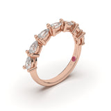 7 Teardrop Diamond Eternity Ring - Custom Design