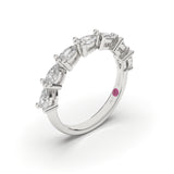 7 Teardrop Diamond Eternity Ring - Custom Design