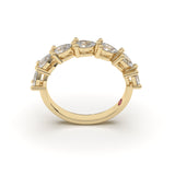 7 Teardrop Diamond Eternity Ring - Custom Design
