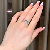 A Romantic 3.53CT Heart-Shaped Diamond Engagement Ring