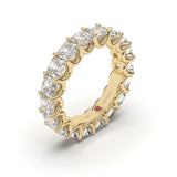 Asscher-Cut All Around Eternity Ring - Custom Design