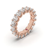 Asscher-Cut All Around Eternity Ring - Custom Design