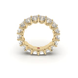 Asscher-Cut All Around Eternity Ring - Custom Design