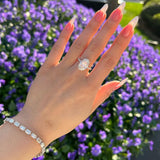 1 Carat Horizontal Emerald Cut Tennis Bracelet – 18 Carats - Lab Eco Diamonds