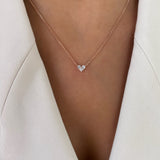 3 Stone Heart Pendant – The Shape of Love