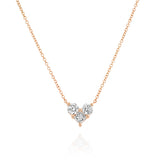 3 Stone Heart Pendant – The Shape of Love