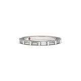 Half Eternity Emerald Cut Ring - Custom Design
