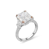 5.09ct Radiant 3-Stone Masterpiece