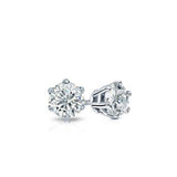 Sofia - Classic 6 Prongs Basket Round Brilliant Stud Earring