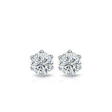Sofia - Classic 6 Prongs Basket Round Brilliant Stud Earring