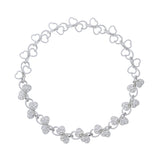 Infinity Hearts Necklace - Various Diamond Combinations - Real Diamonds