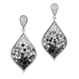 5.00ct Black Ombre Genie Bottle Diamond Earrings
