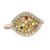 0.85CT Cinnamon Ombre Diamond Mac Organic Ring