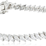 Classic Marquise Tennis Bracelet - 10.00 Carats - Lab Eco Diamonds