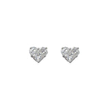 Devotion Stud Earrings - Various Diamond Combinations - Real Diamonds