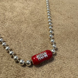 Iconic NOW Sterling Silver Bead Necklace