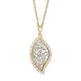 1.40CT Ice Mini Flame Diamond Necklace