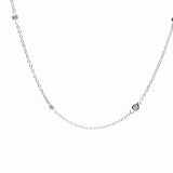 Diamond Chain - 8 Diamonds - Real Natural Diamonds