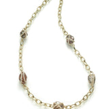 Luxury Embrace Champaign Yellow Natural Raw Necklace