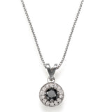 Miley - Halo 4 Prong Solitaire Pendant