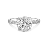 ASTRAL - 1.02CT Round 4 Prongs Engagement Ring - Lab Eco Diamond