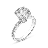 ASTRAL - 1.02CT Round 4 Prongs Engagement Ring - Lab Eco Diamond