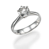 0.70CT GIA Classic Diamond Crown Ring - Real Natural Diamonds