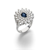 Dianna Trio Stars Ring- 18K Gold - Real Natural & Gems Diamonds