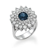 Dianna Trio Stars Ring- 18K Gold - Real Natural & Gems Diamonds