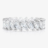 Leaning Marquees - 22 Marquees Ring - Lab or Natural Diamonds