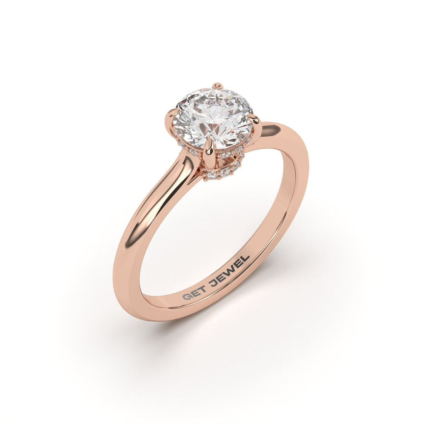 AURORA – Timeless Round Solitaire Ring
