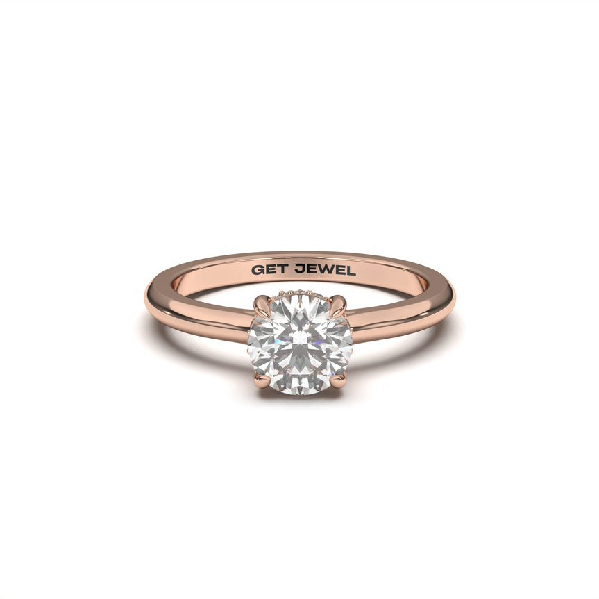 AURORA – Timeless Round Solitaire Ring