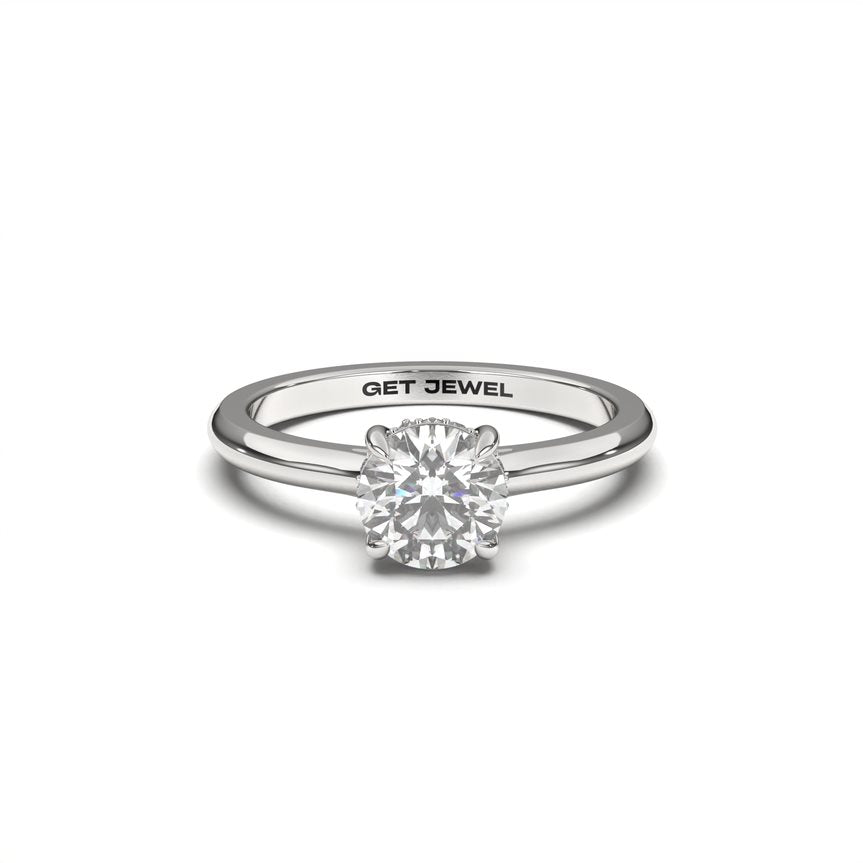 AURORA – Timeless Round Solitaire Ring