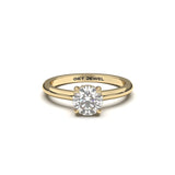 AURORA – Timeless Round Solitaire Ring