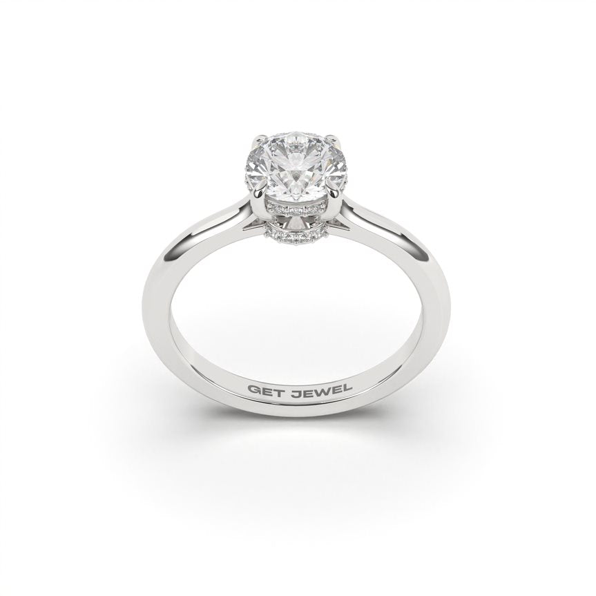 AURORA – Timeless Round Solitaire Ring