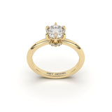 CELESTIA - 1.01ct Round 6 Prongs Classic Band- Lab Eco Diamond