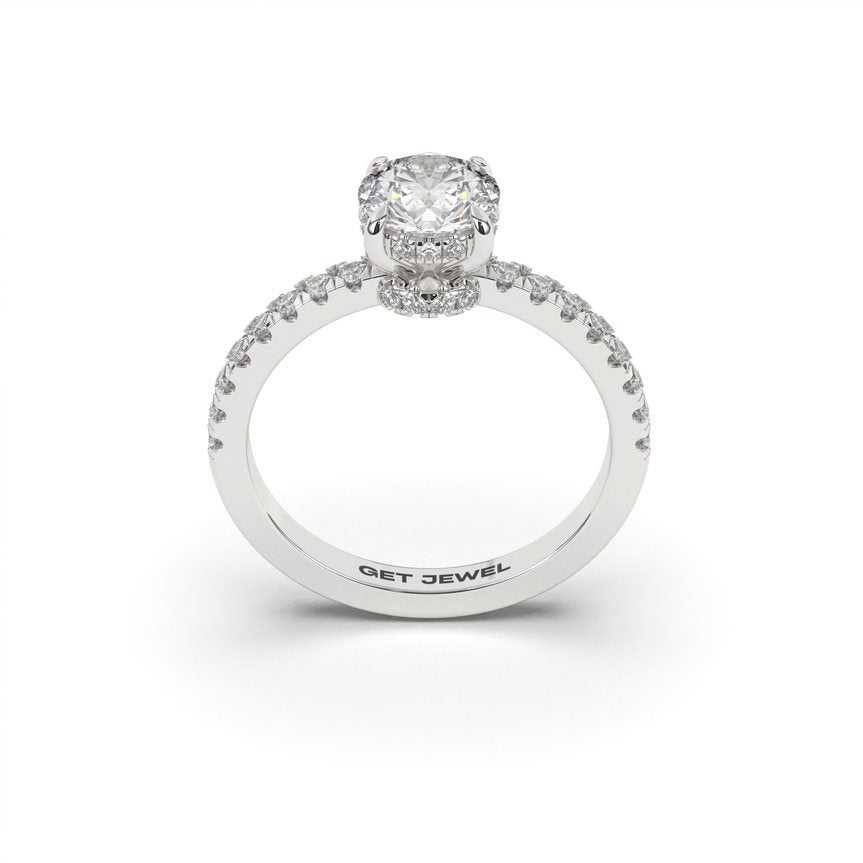 GALA - Round 4 Prongs Setting Classic Micro Band
