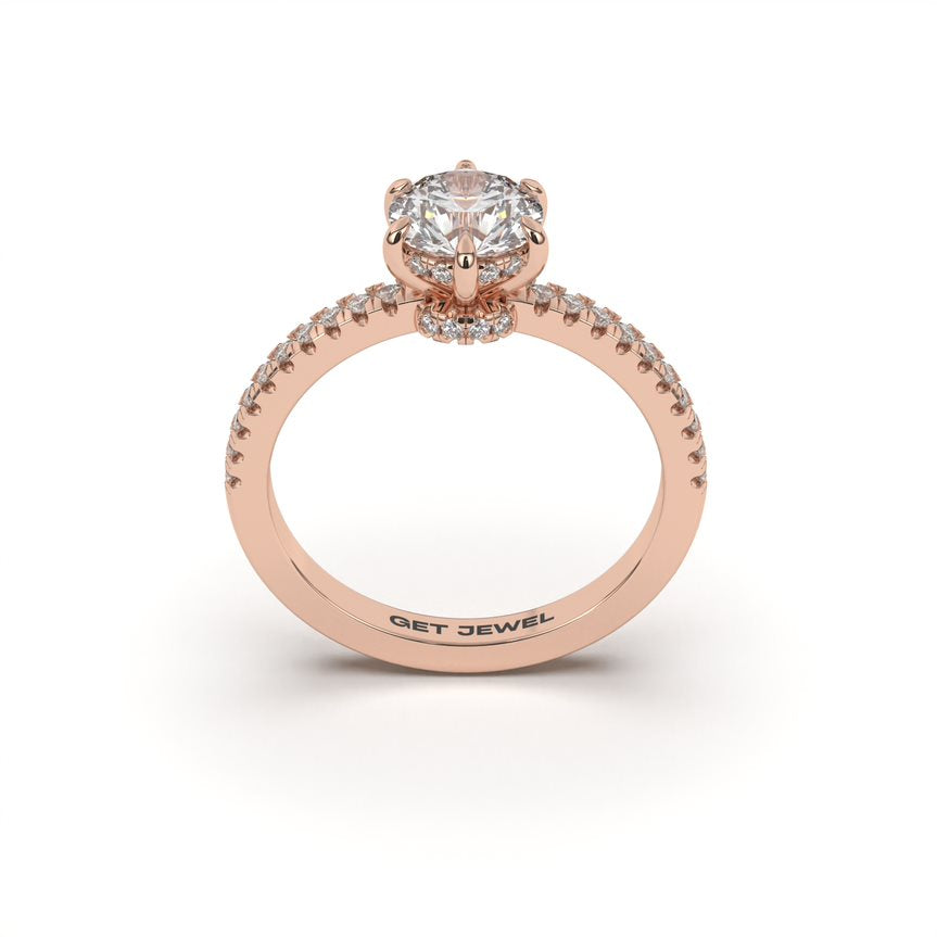 ECLIPTIC - Round 6 Prongs Setting Classic Micro Band