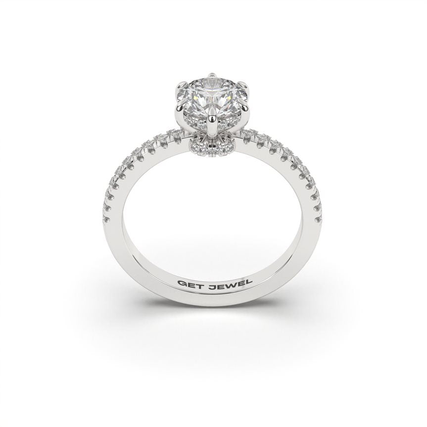 ECLIPTIC - Round 6 Prongs Setting Classic Micro Band