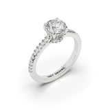 ASTRAL - 1.02CT Round 4 Prongs Engagement Ring - Lab Eco Diamond