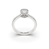 ASTRAL - 1.02CT Round 4 Prongs Engagement Ring - Lab Eco Diamond