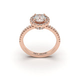 ORION - Round Halo 4 Prongs Setting Classic Micro Band