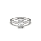 ANNA- 2.70CT OVAL 4 Prongs Bride Band - Lab Eco Diamond